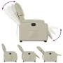 Cream Faux Leather Power Lift Recliner by , Armchairs - Ref: Foro24-3204901, Price: 361,90 €, Discount: %