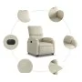 Cream Faux Leather Power Lift Recliner by , Armchairs - Ref: Foro24-3204901, Price: 361,90 €, Discount: %