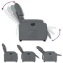 Sillón reclinable elevable eléctrico de cuero sintético gris de , Sillones - Ref: Foro24-3204903, Precio: 376,33 €, Descuento: %