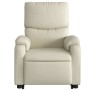 Electric lifting massage chair cream synthetic leather by , Armchairs - Ref: Foro24-3204908, Price: 338,45 €, Discount: %