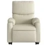 Sillón de masaje elevable eléctrico cuero sintético crema de , Sillones - Ref: Foro24-3204908, Precio: 365,60 €, Descuento: %