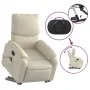 Sillón de masaje elevable eléctrico cuero sintético crema de , Sillones - Ref: Foro24-3204908, Precio: 365,60 €, Descuento: %