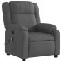 Sillón reclinable de masaje eléctrico tela gris oscuro de , Sillones - Ref: Foro24-3205191, Precio: 282,83 €, Descuento: %