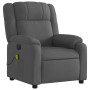 Sillón reclinable de masaje eléctrico tela gris oscuro de , Sillones - Ref: Foro24-3205191, Precio: 273,08 €, Descuento: %