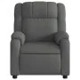 Sillón reclinable de masaje eléctrico tela gris oscuro de , Sillones - Ref: Foro24-3205191, Precio: 282,83 €, Descuento: %
