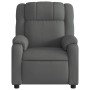 Sillón reclinable de masaje eléctrico tela gris oscuro de , Sillones - Ref: Foro24-3205191, Precio: 273,08 €, Descuento: %