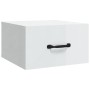 Wall-mounted bedside tables 2 units glossy white 35x35x20 cm by vidaXL, Nightstands - Ref: Foro24-812865, Price: 46,57 €, Dis...