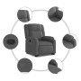 Hebbarer Liegesessel aus dunkelgrauem Stoff von , Sessel - Ref: Foro24-3205203, Preis: 264,02 €, Rabatt: %