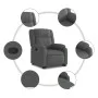 Hebbarer Liegesessel aus dunkelgrauem Stoff von , Sessel - Ref: Foro24-3205203, Preis: 285,57 €, Rabatt: %