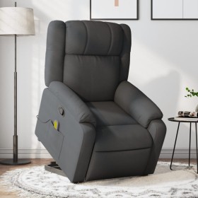 Dark gray fabric reclining massage chair by , Armchairs - Ref: Foro24-3205215, Price: 297,10 €, Discount: %