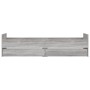 Estructura de cama con cajones gris Sonoma 100x200 cm de , Camas y somieres - Ref: Foro24-3207369, Precio: 172,45 €