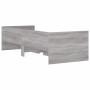 Sonoma gray bed frame with drawers 90x200 cm by , Beds and slatted bases - Ref: Foro24-3207348, Price: 178,81 €, Discount: %