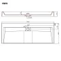 Spüle 120x46x11 cm Mineralharz/weißer Marmor von vidaXL, Sinkt - Ref: Foro24-144067, Preis: 273,35 €, Rabatt: %
