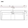 Spüle 120x46x11 cm Mineralharz/weißer Marmor von vidaXL, Sinkt - Ref: Foro24-144067, Preis: 255,76 €, Rabatt: %