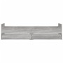 Sonoma gray bed frame with drawers 90x190 cm by , Beds and slatted bases - Ref: Foro24-3207383, Price: 161,66 €, Discount: %