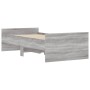 Sonoma gray bed frame with drawers 90x190 cm by , Beds and slatted bases - Ref: Foro24-3207383, Price: 161,66 €, Discount: %