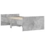 Estructura de cama con cajones gris hormigón 90x190 cm de , Camas y somieres - Ref: Foro24-3207381, Precio: 172,93 €, Descuen...