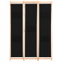 Trennwand 3 schwarze Stoffbahnen 120x170x4 cm von vidaXL, Raumteiler - Ref: Foro24-248183, Preis: 49,37 €, Rabatt: %