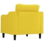 Hellgelber Stoffsessel 60 cm von , Sofas - Ref: Foro24-359348, Preis: 150,71 €, Rabatt: %