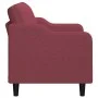 Two-seater red wine fabric sofa, 120 cm by , Sofas - Ref: Foro24-359357, Price: 208,94 €, Discount: %