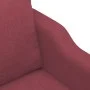 Two-seater red wine fabric sofa, 120 cm by , Sofas - Ref: Foro24-359357, Price: 208,94 €, Discount: %