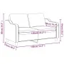 Two-seater red wine fabric sofa, 120 cm by , Sofas - Ref: Foro24-359357, Price: 208,94 €, Discount: %