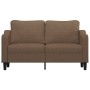 2-seater brown fabric sofa 140 cm by , Sofas - Ref: Foro24-359362, Price: 230,64 €, Discount: %