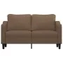 2-seater brown fabric sofa 140 cm by , Sofas - Ref: Foro24-359362, Price: 218,22 €, Discount: %