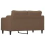 2-Sitzer-Sofa aus braunem Stoff 140 cm von , Sofas - Ref: Foro24-359362, Preis: 218,22 €, Rabatt: %