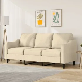 3-Sitzer-Sofa aus cremefarbenem Stoff 180 cm von , Sofas - Ref: Foro24-359369, Preis: 351,17 €, Rabatt: %