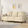 3-Sitzer-Sofa aus cremefarbenem Stoff 180 cm von , Sofas - Ref: Foro24-359369, Preis: 351,17 €, Rabatt: %