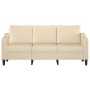 3-seater cream fabric sofa, 180 cm by , Sofas - Ref: Foro24-359369, Price: 338,38 €, Discount: %
