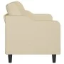 3-Sitzer-Sofa aus cremefarbenem Stoff 180 cm von , Sofas - Ref: Foro24-359369, Preis: 351,17 €, Rabatt: %