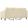 3-Sitzer-Sofa aus cremefarbenem Stoff 180 cm von , Sofas - Ref: Foro24-359369, Preis: 351,17 €, Rabatt: %