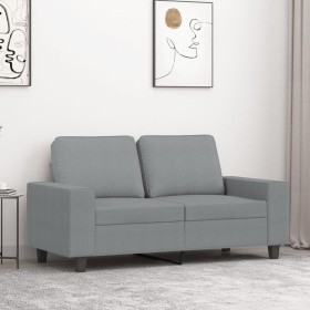 2-Sitzer-Sofa aus hellgrauem Stoff 120 cm von , Sofas - Ref: Foro24-359383, Preis: 261,47 €, Rabatt: %