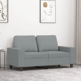 Light gray fabric 2-seater sofa, 120 cm by , Sofas - Ref: Foro24-359383, Price: 257,23 €, Discount: %