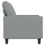 Light gray fabric 2-seater sofa, 120 cm by , Sofas - Ref: Foro24-359383, Price: 257,23 €, Discount: %