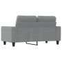 Light gray fabric 2-seater sofa, 120 cm by , Sofas - Ref: Foro24-359383, Price: 261,47 €, Discount: %