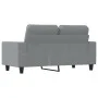 Light gray fabric 2-seater sofa, 120 cm by , Sofas - Ref: Foro24-359383, Price: 257,23 €, Discount: %