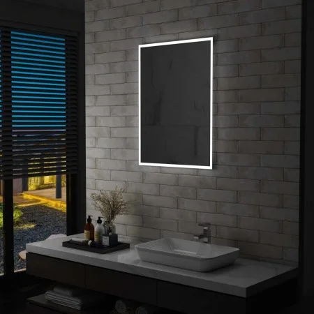 Bathroom wall mirror with LED 60x80 cm by vidaXL, Mirrors - Ref: Foro24-144718, Price: 112,43 €, Discount: %