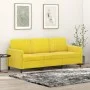 3-seater yellow velvet sofa 180 cm by , Sofas - Ref: Foro24-359458, Price: 285,15 €, Discount: %