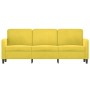3-Sitzer-Sofa gelber Samt 180 cm von , Sofas - Ref: Foro24-359458, Preis: 290,35 €, Rabatt: %