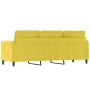3-Sitzer-Sofa gelber Samt 180 cm von , Sofas - Ref: Foro24-359458, Preis: 290,35 €, Rabatt: %