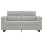 2-Sitzer-Sofa aus hellgrauem Mikrofaserstoff 120 cm von , Sofas - Ref: Foro24-359556, Preis: 264,08 €, Rabatt: %