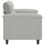 Light gray 2-seater microfiber fabric sofa, 120 cm by , Sofas - Ref: Foro24-359556, Price: 259,68 €, Discount: %