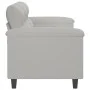 Light gray 3-seater microfiber fabric sofa, 180 cm by , Sofas - Ref: Foro24-359568, Price: 349,51 €, Discount: %