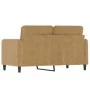 2-Sitzer-Sofa aus braunem Samt 120 cm von , Sofas - Ref: Foro24-359439, Preis: 209,37 €, Rabatt: %