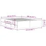 Cama con cajones madera de ingeniería marrón roble 120x200 cm de , Camas y somieres - Ref: Foro24-3207286, Precio: 214,33 €, ...