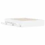 White engineered wood bed with drawers 120x190 cm by , Beds and slatted bases - Ref: Foro24-3207315, Price: 229,98 €, Discoun...