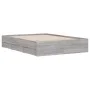 Sonoma gray engineered wood bed with drawers 120x190 cm by , Beds and slatted bases - Ref: Foro24-3207320, Price: 189,57 €, D...